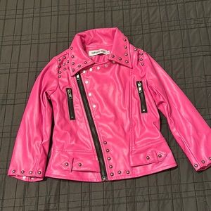 Crazy Train Caboose Kids girls Moto jacket